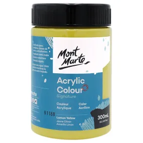 Acrylic Colour Paint Signature 300ml (10.1 US fl.oz) - Lemon Yellow