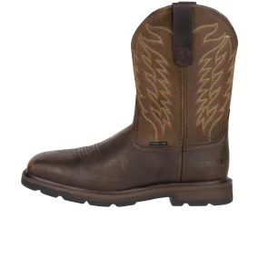 Ariat Groundbreaker Wide Square Toe Steel Toe Brown