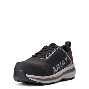 Ariat Ladies Outpace Composite Toe Safety Shoe Shadow Purple 10040323