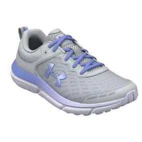 Big Girl Under Armour Assert 10 in Mod Gray/Nebula Purple/Baja Blue