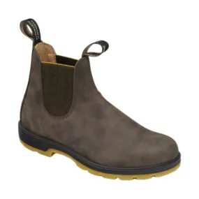 Blundstone Classic 550 Chelsea Boots - Rustic Brown Mustard