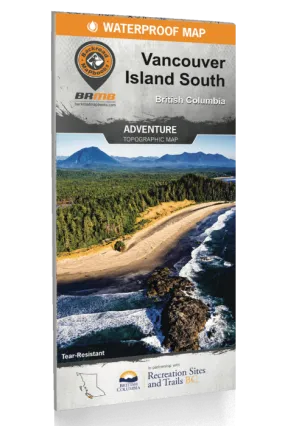 BRMB Vancouver Island South BC Waterproof Map