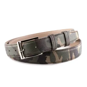 Ceinture cuir classique - Veau camo