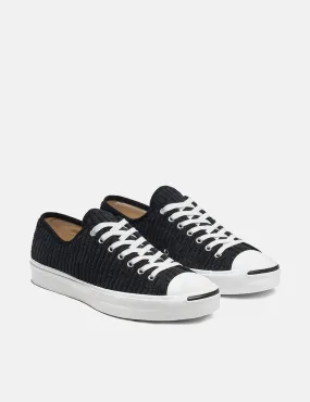 Converse Jack Purcell 165139C (Wide Wale Cord) - Black/White