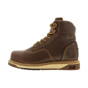 Georgia Boot AMP LT Wedge 6 Inch Steel Toe Brown