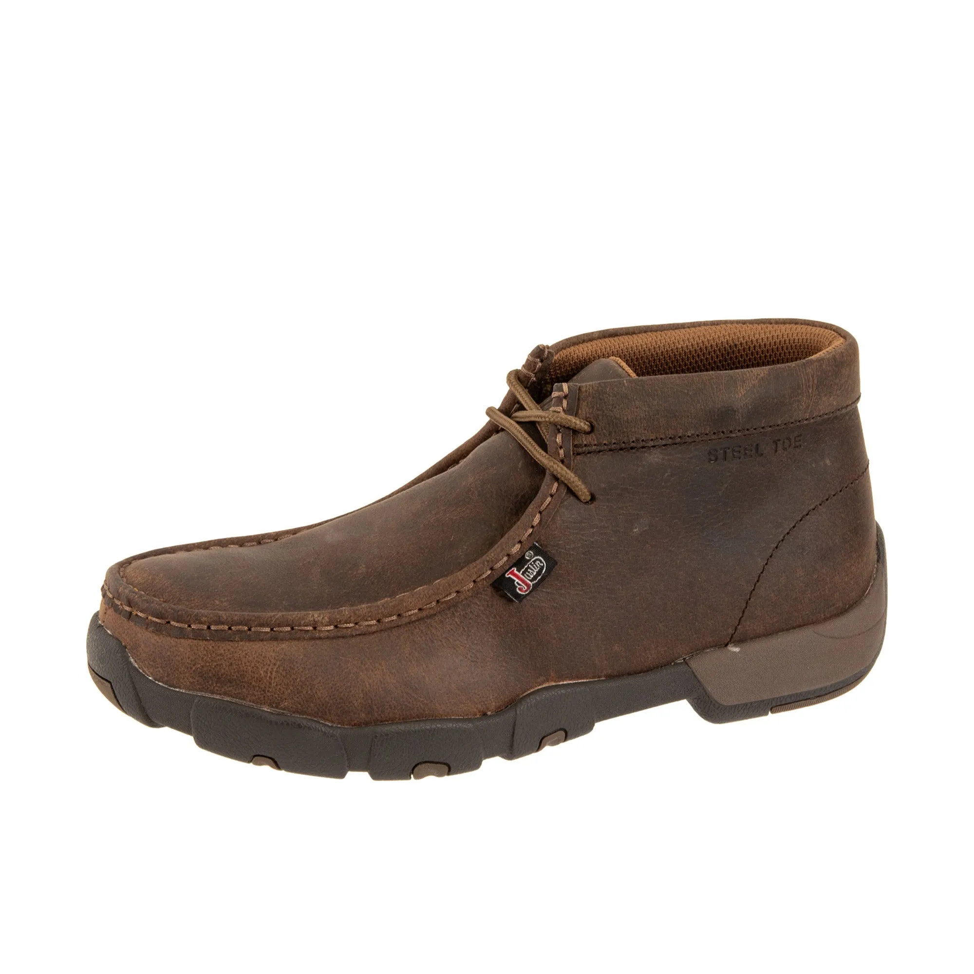 Justin Cappie Steel Toe Chestnut Brown