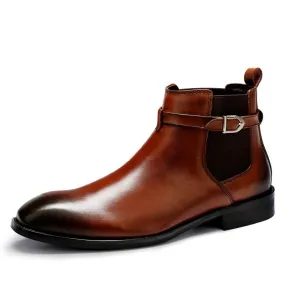 Men's Premium Strap Chelsea Boots