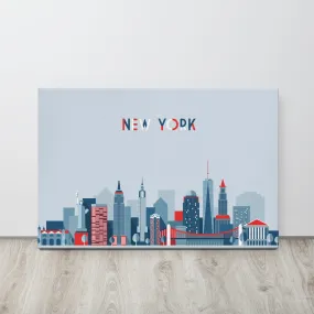 New York Location Cityscape Canvas