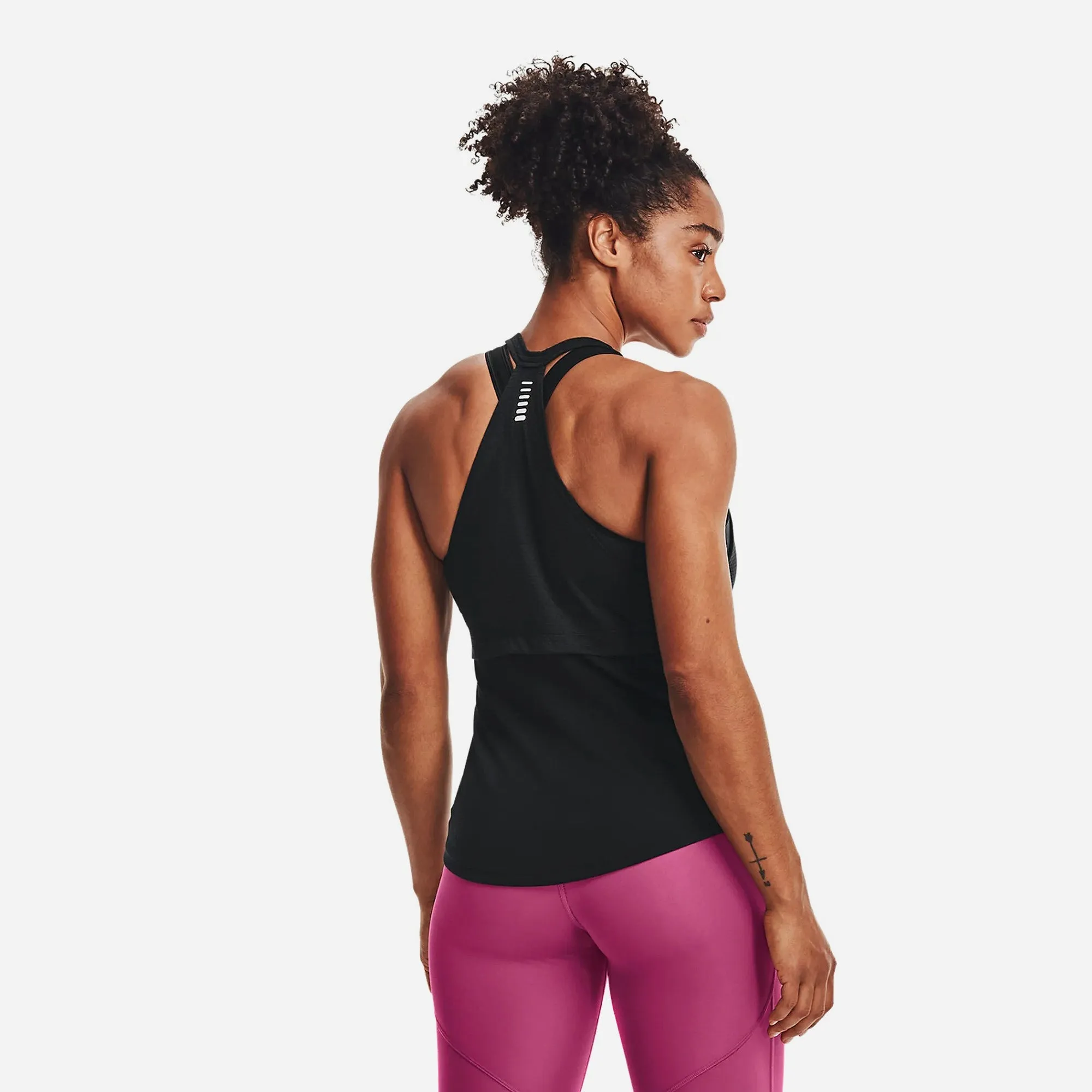 Áo Ba Lỗ Nữ Under Armour Streaker - Đen