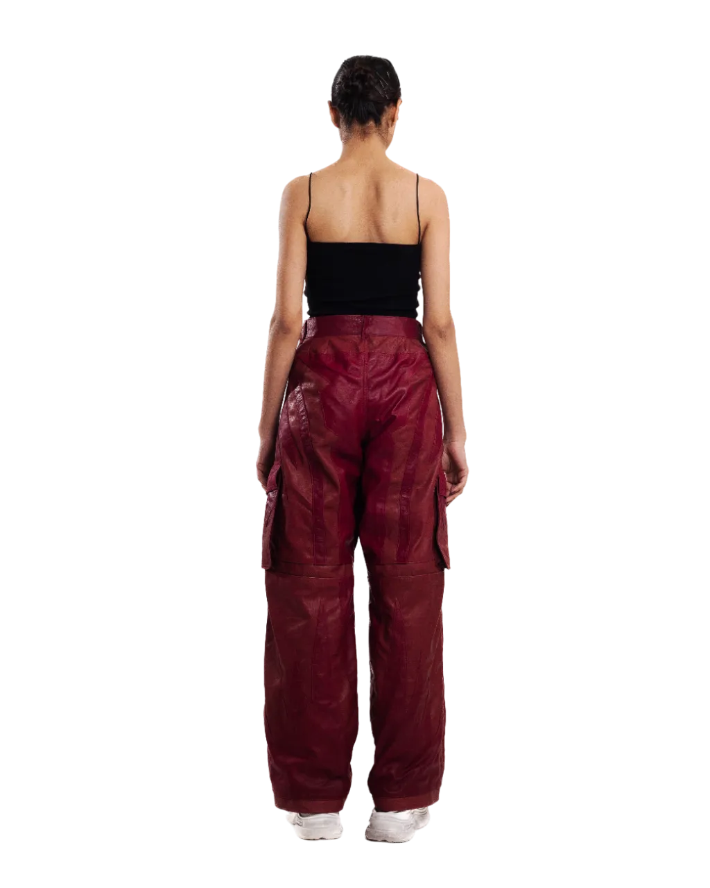 RELAXED LEATHER TROUSERS